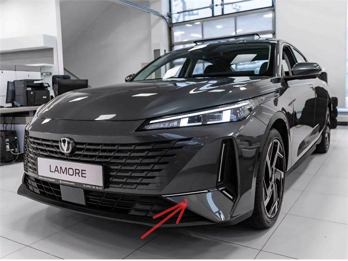 Молдинг переднего бампера левый Changan LAMORE C589F2713011800